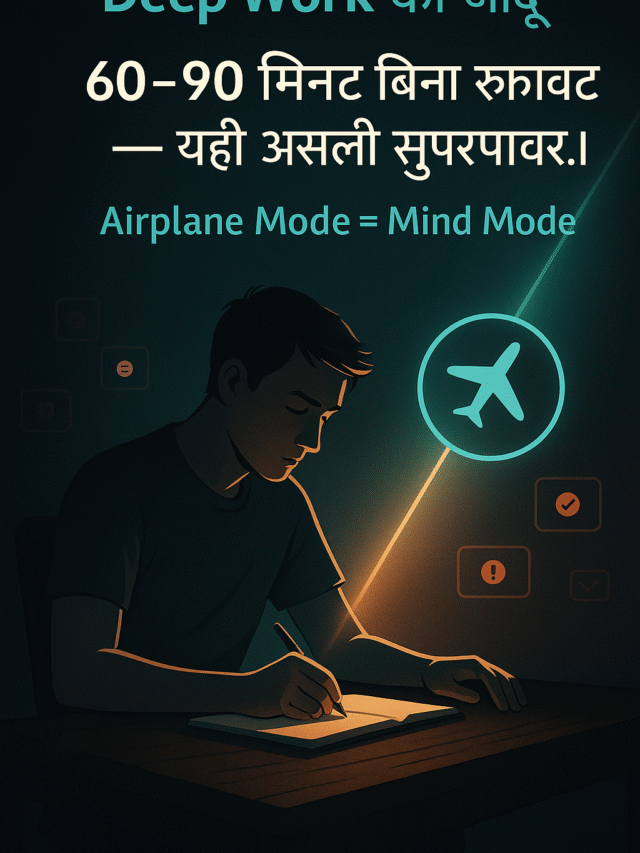 डिजिटल मिनिमलिज़्म: कम स्क्रीन, ज़्यादा जीवन — फोकस वापस लाने की गाइड